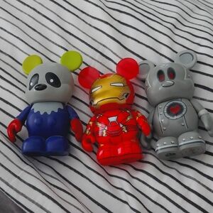 Set of 3 Vinylmation FEATURING IRON MAN Disney